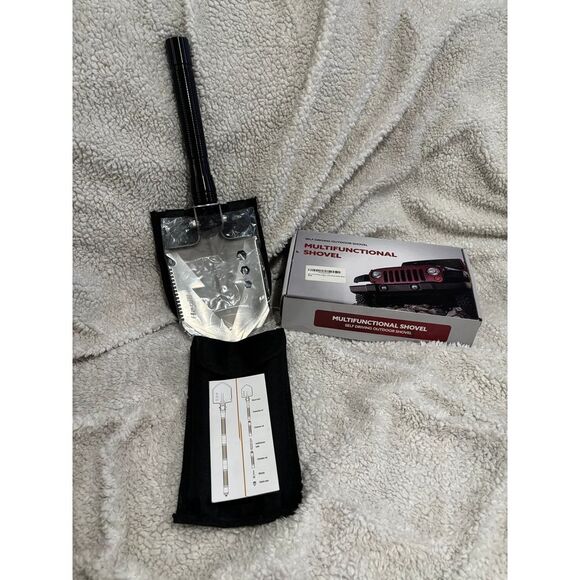 Mini folding shovel for outdoor tactical survival‎ camping and hiking - Picture 1 of 9